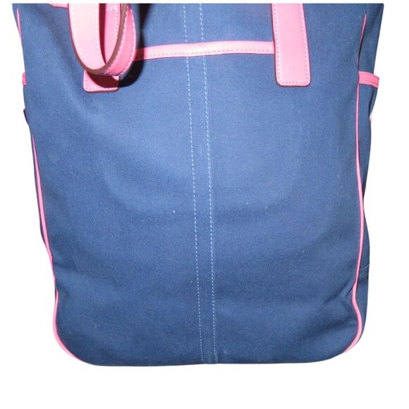 Coach 2008 Limited Edition Bonnie Cashin Navy Canvas Tote - Picture 2 of 11